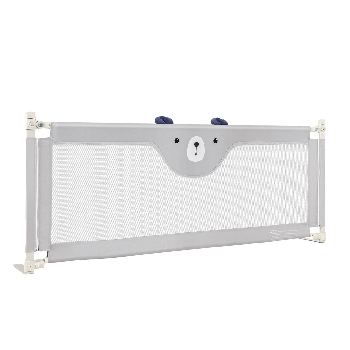 Vertical Lifting Baby Bed Rail with Double Safety Lock
