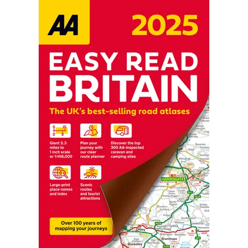 AA Easy Read Britain 2025 - Paperback
