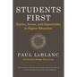 Students First: Equity, Access, and Opportunity in Higher Education - Paperback