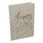 Gold Script Happy Easter Card