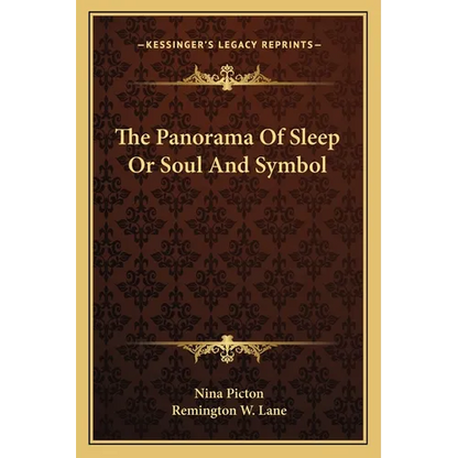 The Panorama Of Sleep Or Soul And Symbol - Paperback