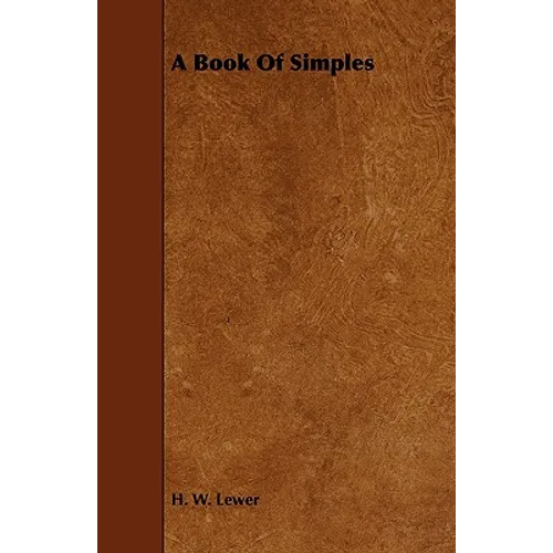 A Book of Simples - Paperback