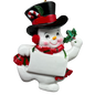 Snow Kid Ornament - Boy - Top hat