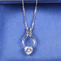 Guardian Angel Wing Necklace Made with Swarovski Crystal