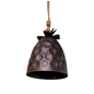 Hammered Metal Bell with Bow -