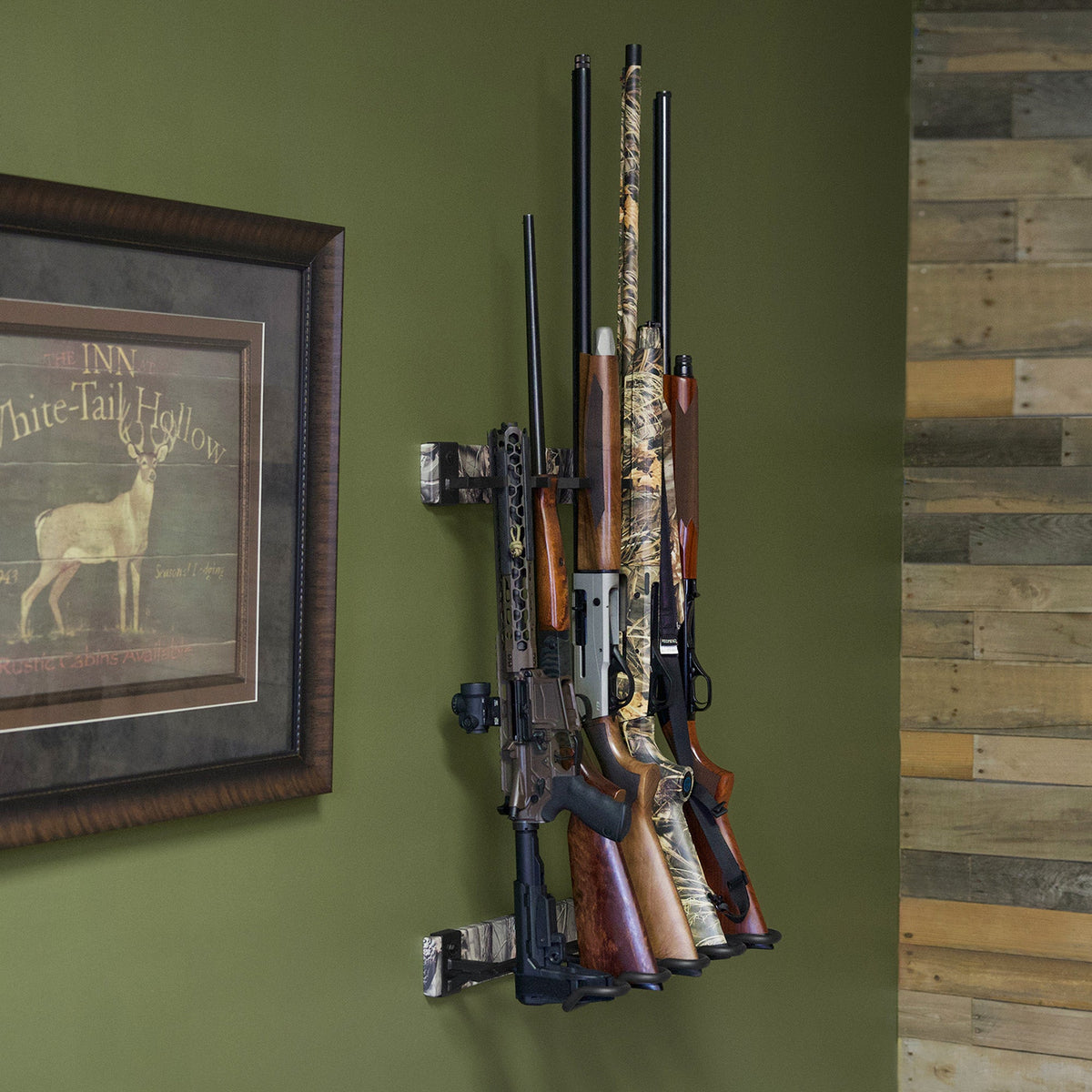 FORGE Firearm Rack | Wall Mount Display | 5 Slots | Peak Season