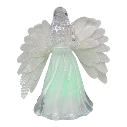 Lighted Acrylic Angel - Harp