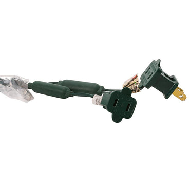 50-Light C3 Diamond Multi-Color LED Green Wire Light Set