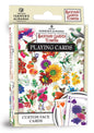 Farmer's Almanac - Backyard Garden Flowers Playing Cards