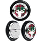 Red Green Plaid Reindeer Cheater Plug Set