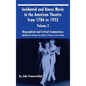 Incidental and Dance Music in the American Theatre from 1786 to 1923 (hardback) Vol. 2: Alphabetical Listings from Alfred E. Aarons to Joe Jordan - Hardcover