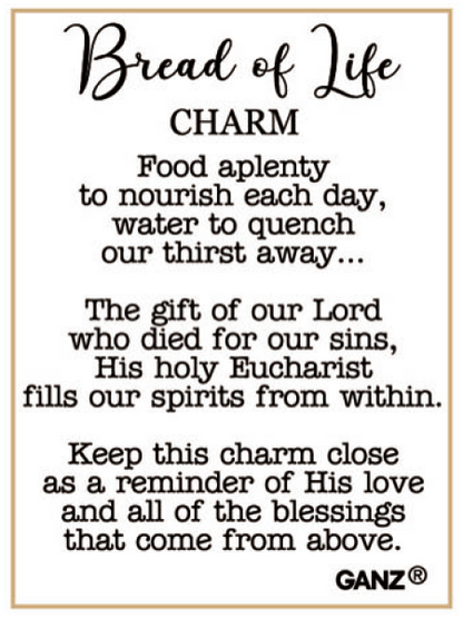 Bread of Life Charm - A Cherished Symbol of Faith