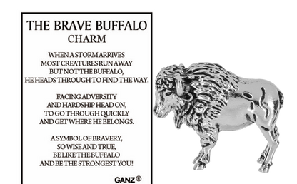 The Brave Buffalo Charm