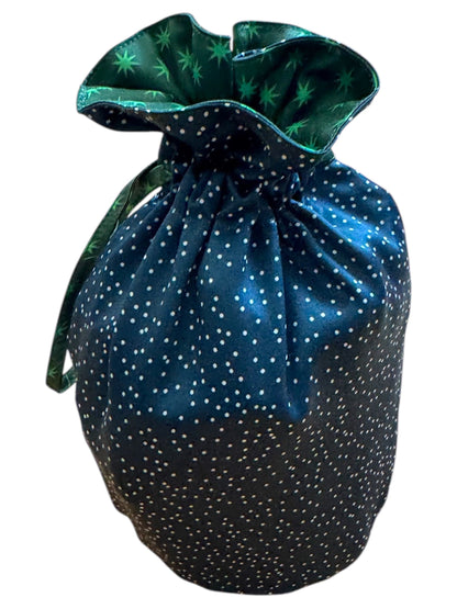 Reversible  Medium Reusable Fabric Gift Bag