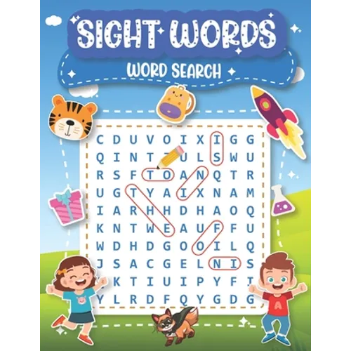 Sight Words Word Search: for Kids High Frequency - 100 Word Search Puzzles for Kids - Large Size "8.5x11" - Paperback