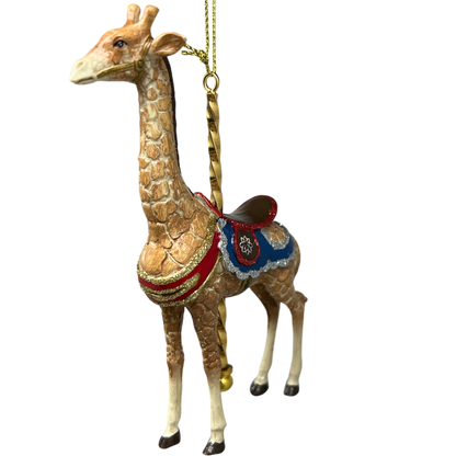 Resin Carousel Assortment Ornament - Giraffe