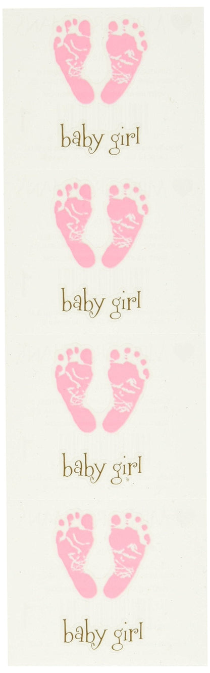 Mrs Grossman's Stickers - Pink Footprints