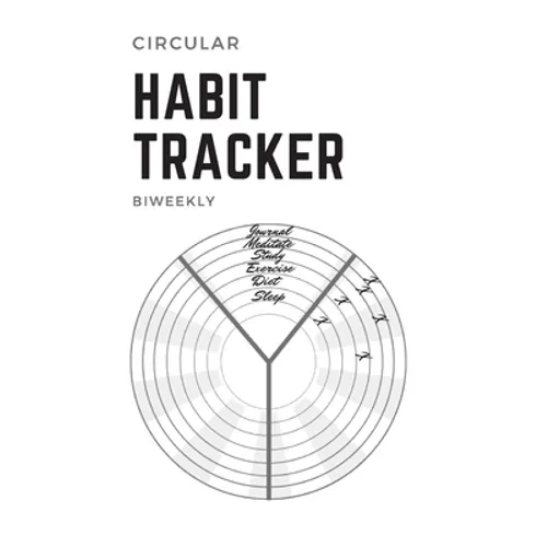 Circular Habit Tracker: A Year of Biweekly Habit Trackers - Paperback