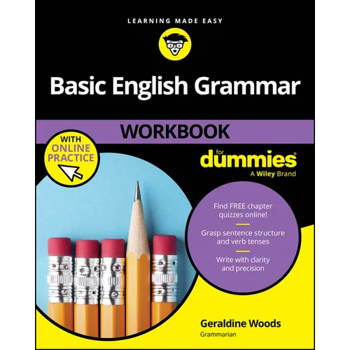 Basic English Grammar Workbook for Dummies (+ Chapter Quizzes Online) - Paperback