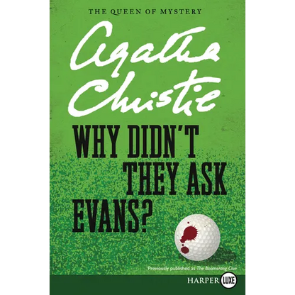 Why Didn't They Ask Evans? - Paperback