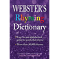 Webster's Rhyming Dictionary - Paperback