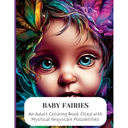 Baby Fairies: An Adult Coloring Book filled with Mystical Grayscale Possibilities - Paperback