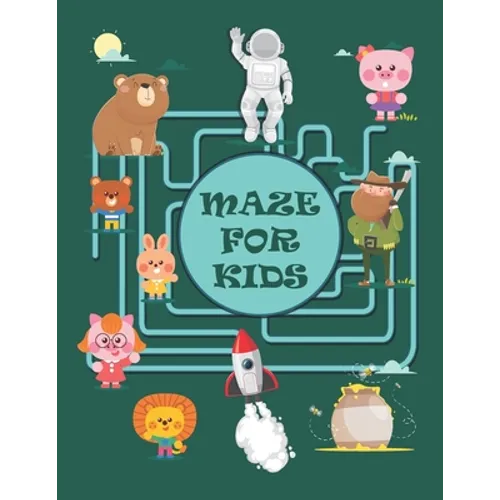 Maze For Kids: 100+ maze puzzle for kids. - Paperback