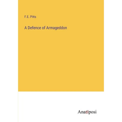 A Defence of Armageddon - Paperback
