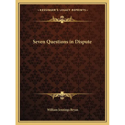 Seven Questions in Dispute - Paperback