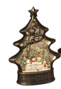 Illuminated Christmas Tree Water Globe  - Snowman