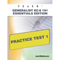 TExES Generalist Ec-6 191 Essentials Edition Practice Test 1 - Paperback