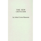 The New Criticism - Hardcover