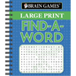 Brain Games - Large Print Find a Word - Spiral