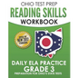 OHIO TEST PREP Reading Skills Workbook Daily ELA Practice Grade 3: Practice for Ohio's State Tests for English Language Arts - Paperback