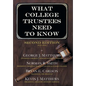 What College Trustees Need to Know: Second Edition 2019-2020 - Hardcover