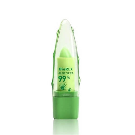 BioRLX Aloe Vera Lip Balm - 99% Organic Moisturizer | 0.15 oz