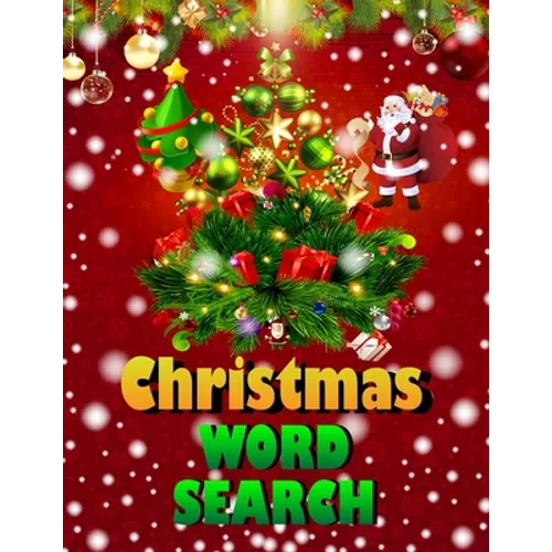Christmas word search.: Easy Large Print Puzzle Book for Adults, Kids & Everyone for the 25 Days of Christmas. - Paperback
