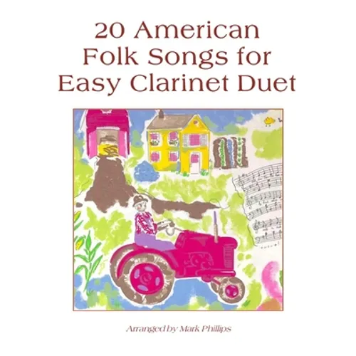 20 American Folk Songs for Easy Clarinet Duet - Paperback