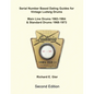 Serial Number Based Dating Guides for Vintage Ludwig Drums - Paperback