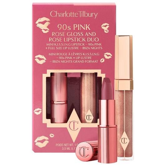 Charlotte Tilbury K.I.S.S.I.N.G Lipstick and Lip Gloss Duos - Cruelty-Free, Clean Beauty Lip Care Sets