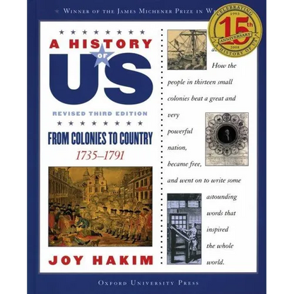 A History of Us: From Colonies to Country: 1735-1791a History of Us Book Three - Paperback