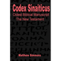 Codex Sinaiticus: The Original Greek Manuscript - Paperback