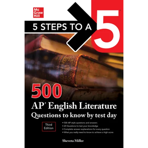 5 Steps to a 5: 500 AP English Literature Questions to Know by Test Day, Third Edition - Paperback