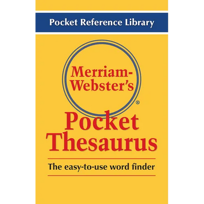 Merriam-Webster's Pocket Thesaurus - Newest Edition - Paperback