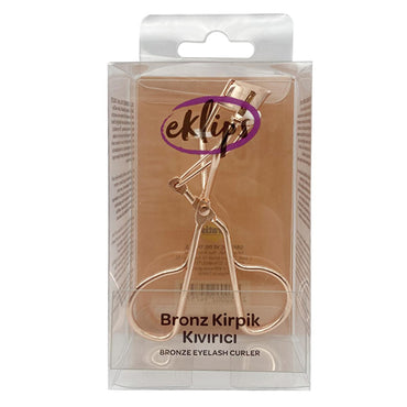 Eklips Bronze Eyelash Curler - Enhance Your Lashes for a Dramatic, Curled Look | Easy to Use Eye Makeup Tool