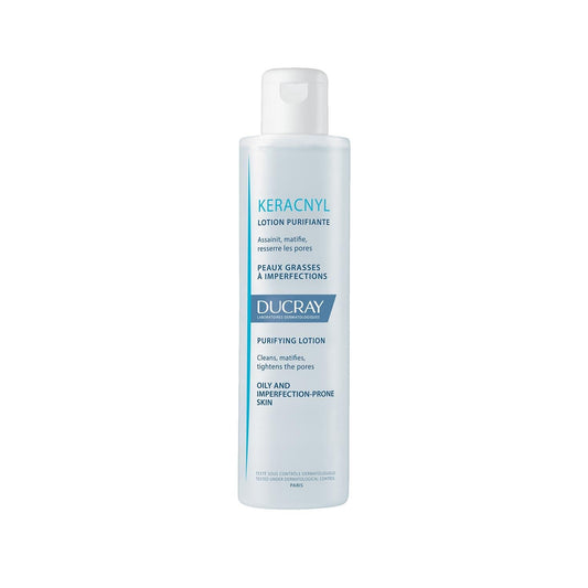 Ducray Keracnyl Toner - 200ml Toner for Oily & Acne-Prone Skin - Dermatologically Tested Skincare