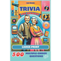 Trivia for Seniors: 500 Multiple-Choice Questions from the 1950s to the 1990s: Large Print Activity Quiz Book to Challenge Your Memory and Keep Brain - Paperback