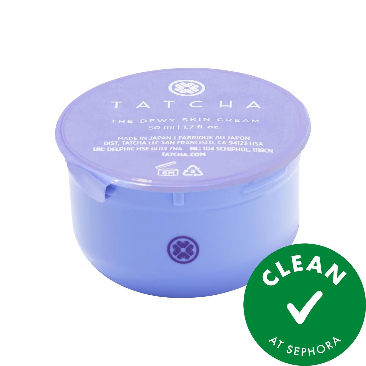 The Dewy Skin Cream - Refillable Hyaluronic Acid Moisturizer for Normal to Dry Skin - Anti-Aging, Cruelty-Free