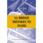52 Bridge Mistakes to Avoid - Paperback