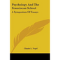 Psychology and the Franciscan School: A Symposium of Essays - Paperback